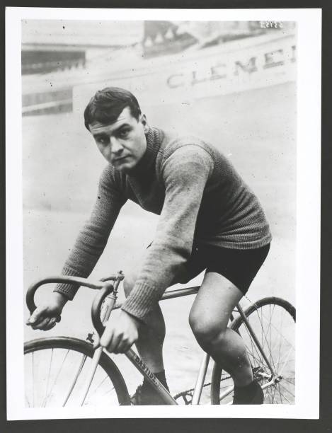 French racing cyclist Comes 1910s OLD PHOTO