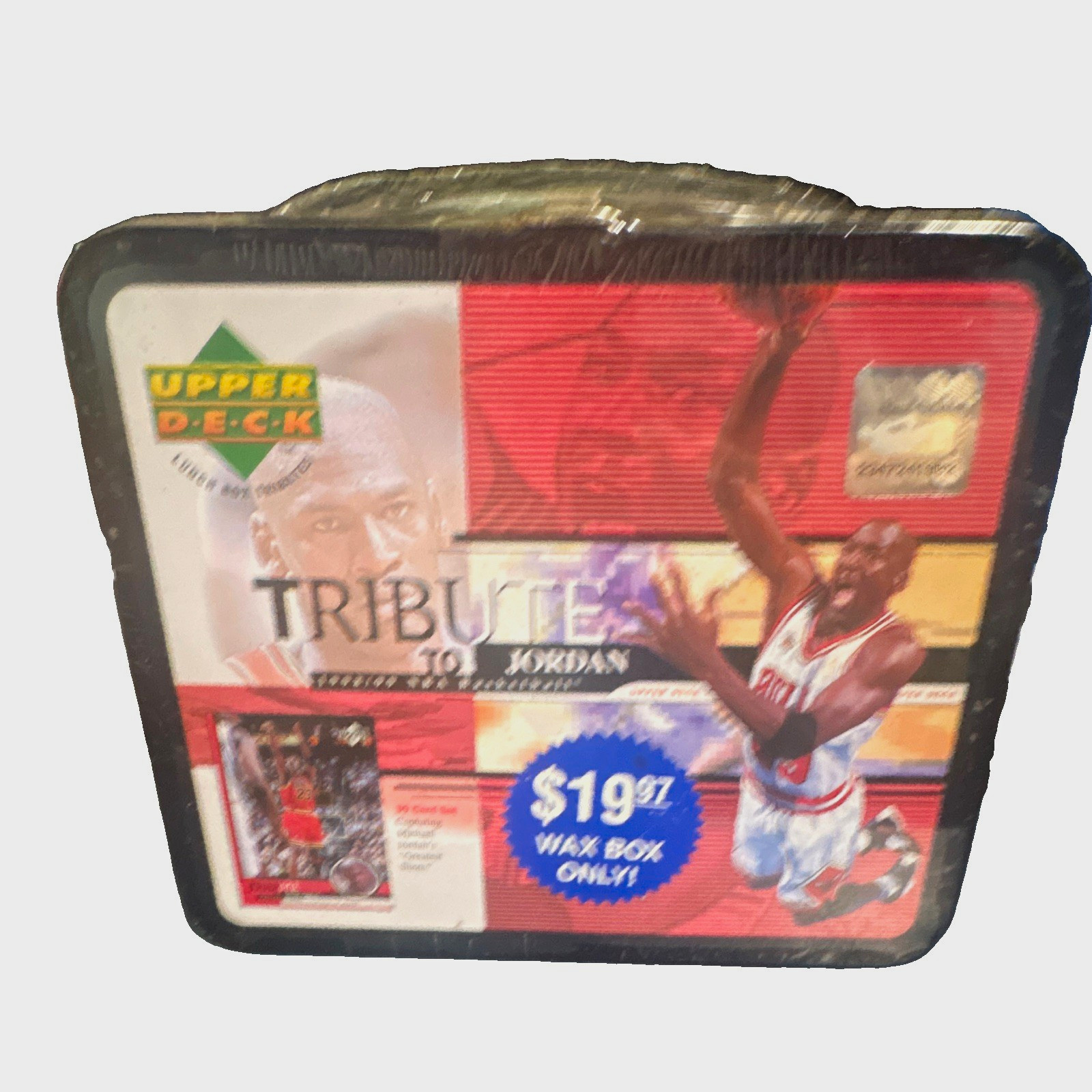 Upper Deck Tribute to Michael Jordan Metal Lunchbox Collectible