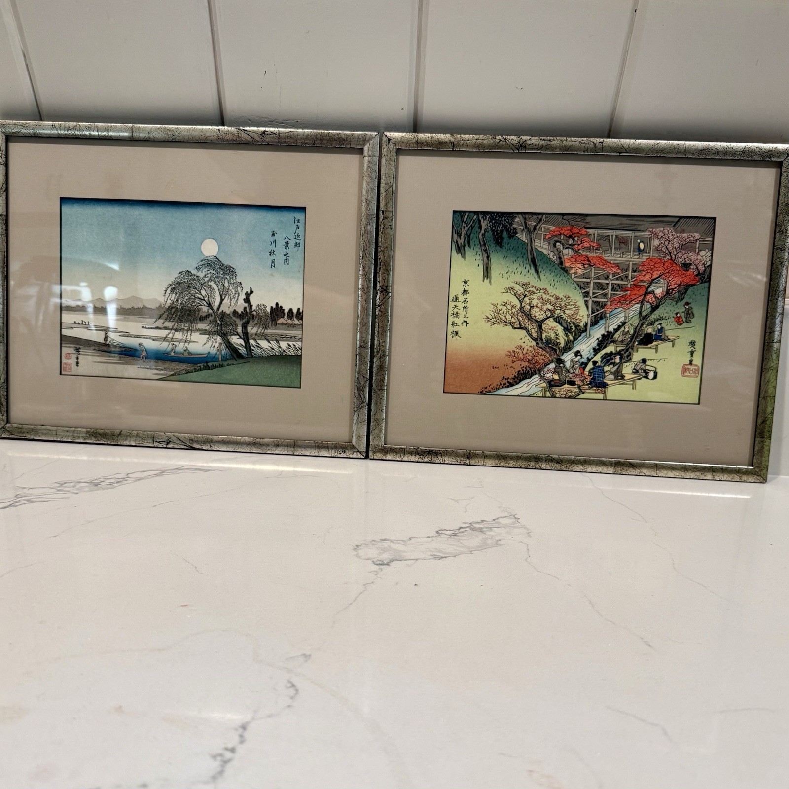 Woodblock Prints Artist Utagawa Hiroshige Reproduced By Uchida Art Co. Kyoto