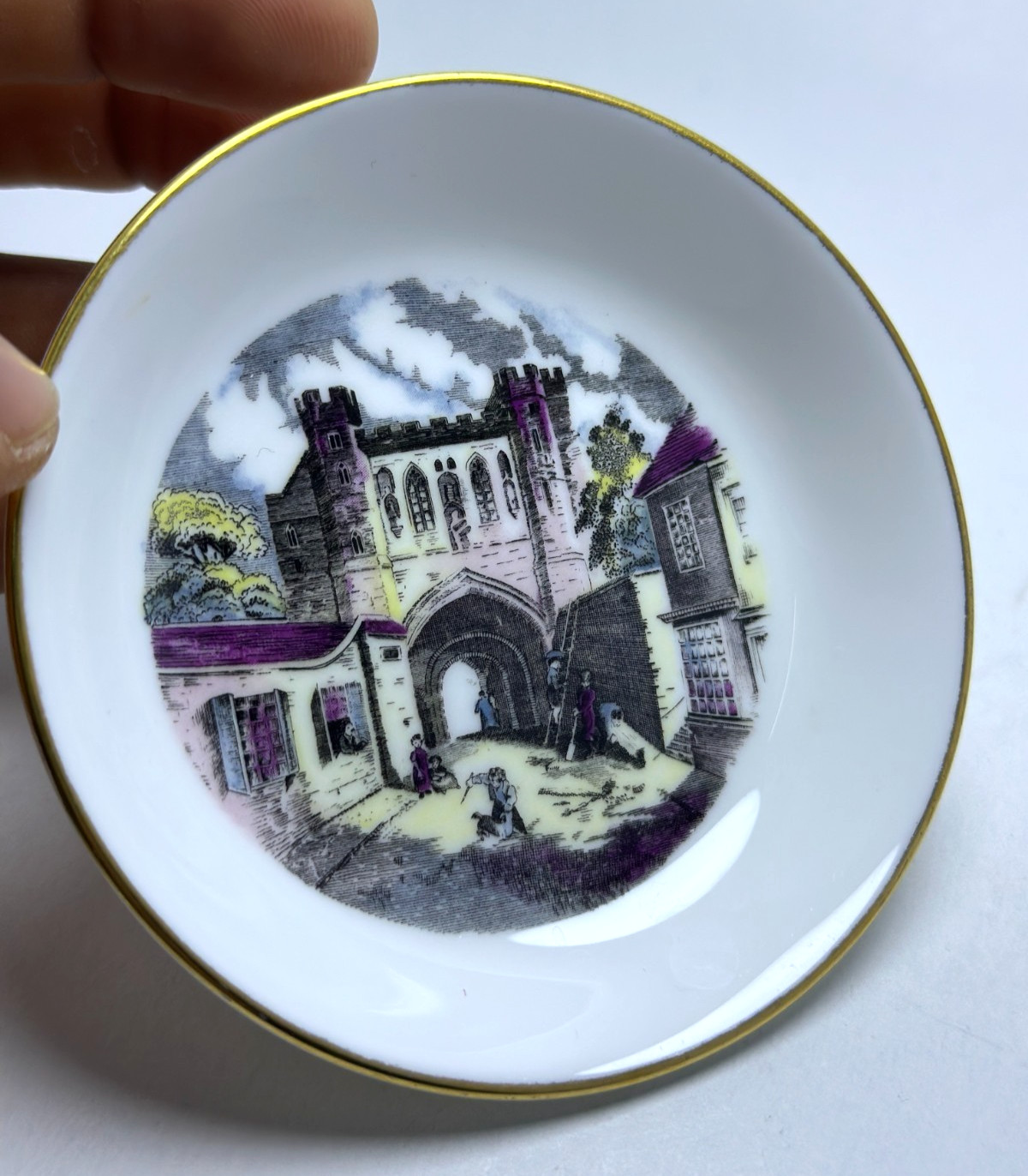 Vintage Royal Worcester Fine Bone China Pin Dish Expressly for Kay & Co Ltd UK