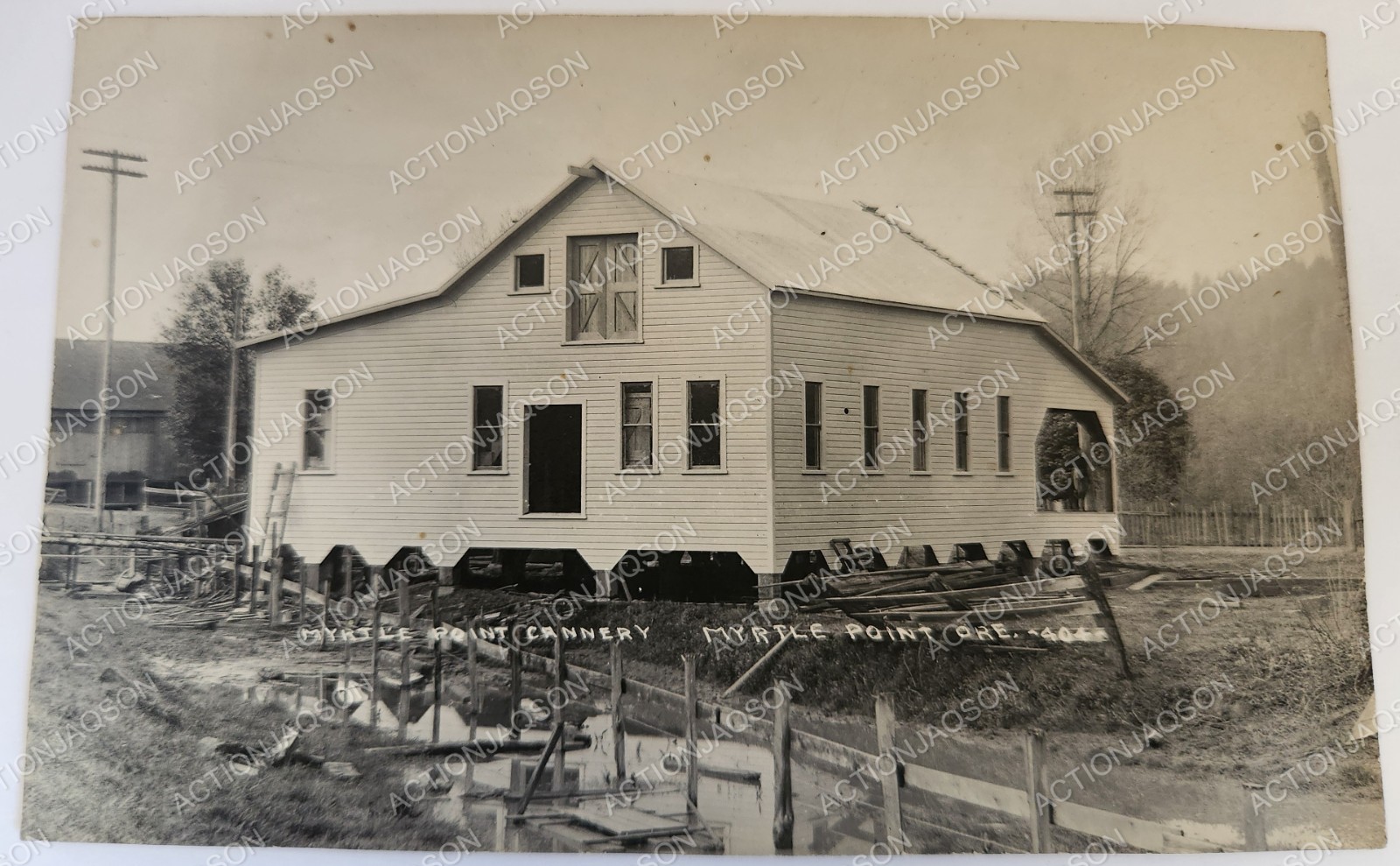 RPPC Myrtle Point Oregon Cannery Building 1911 Antique Early 1900\'s