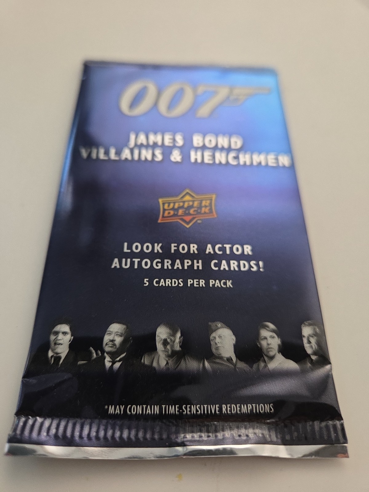 2021 Upper Deck James Bond Villains & Henchmen Trading Card Pack