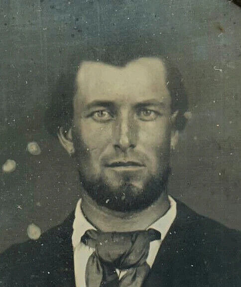 1850s Daguerreotype Handsome Man Wearing Hoop Earrings Sailor