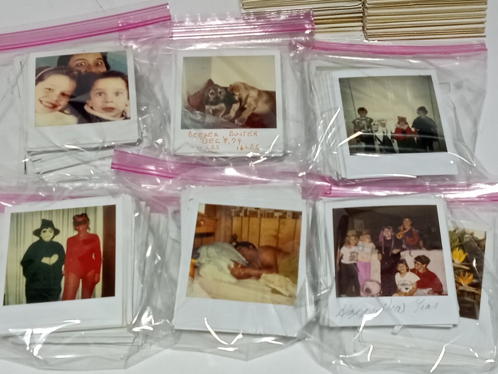 (50) Random Vintage Photos Original Polaroid Color Snapshots 1970s-90s