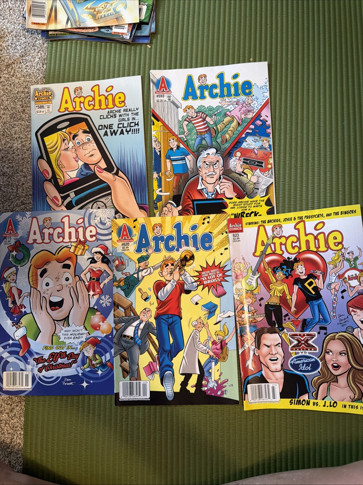 Archie # 586,593,615,620& 623 ARCHIE COMICS Publications, Inc. 2008-2011