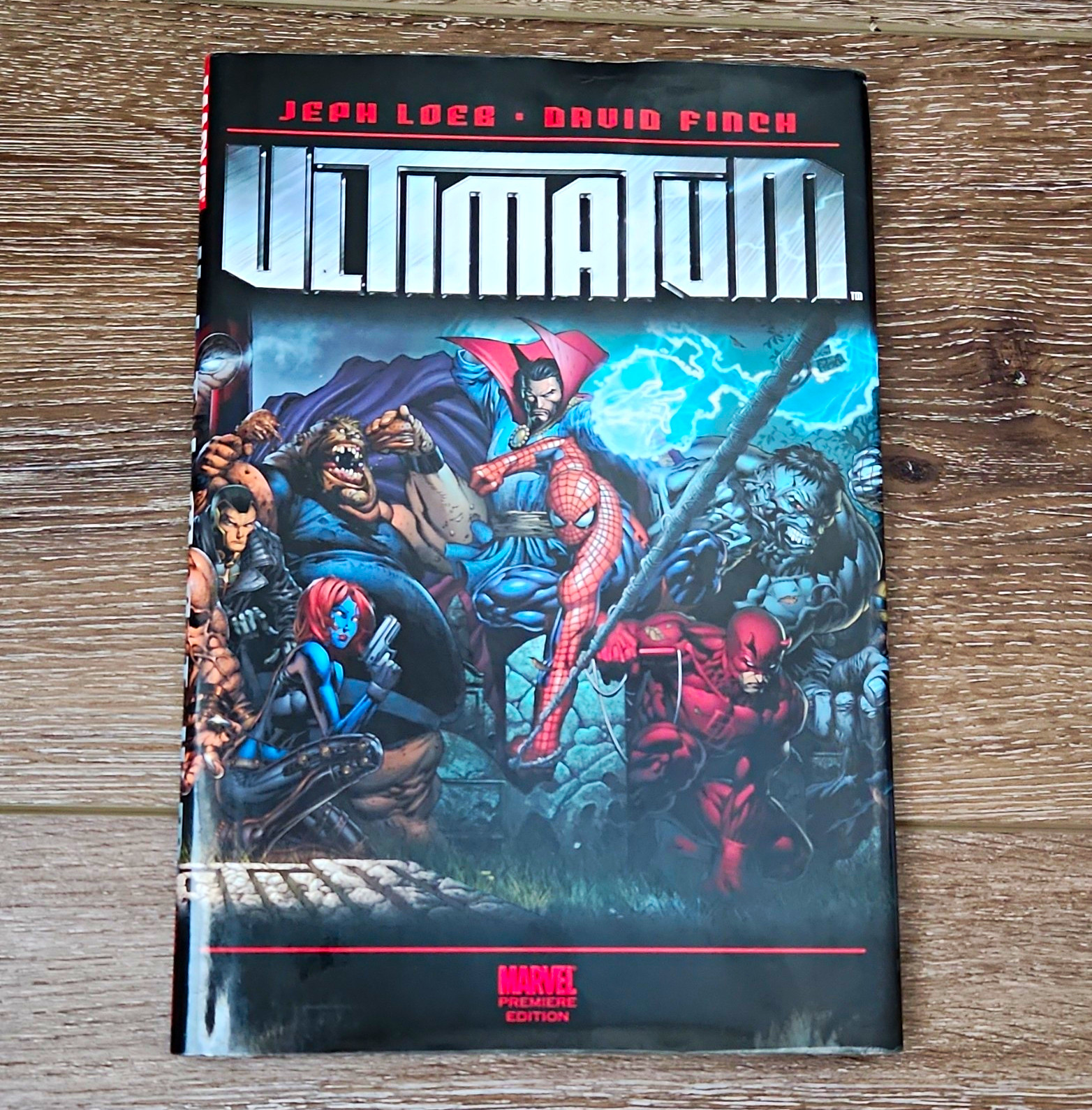 Marvel Ultimatum Hardcover Graphic Novel Direct Edition Jeph Loeb Finch Comics