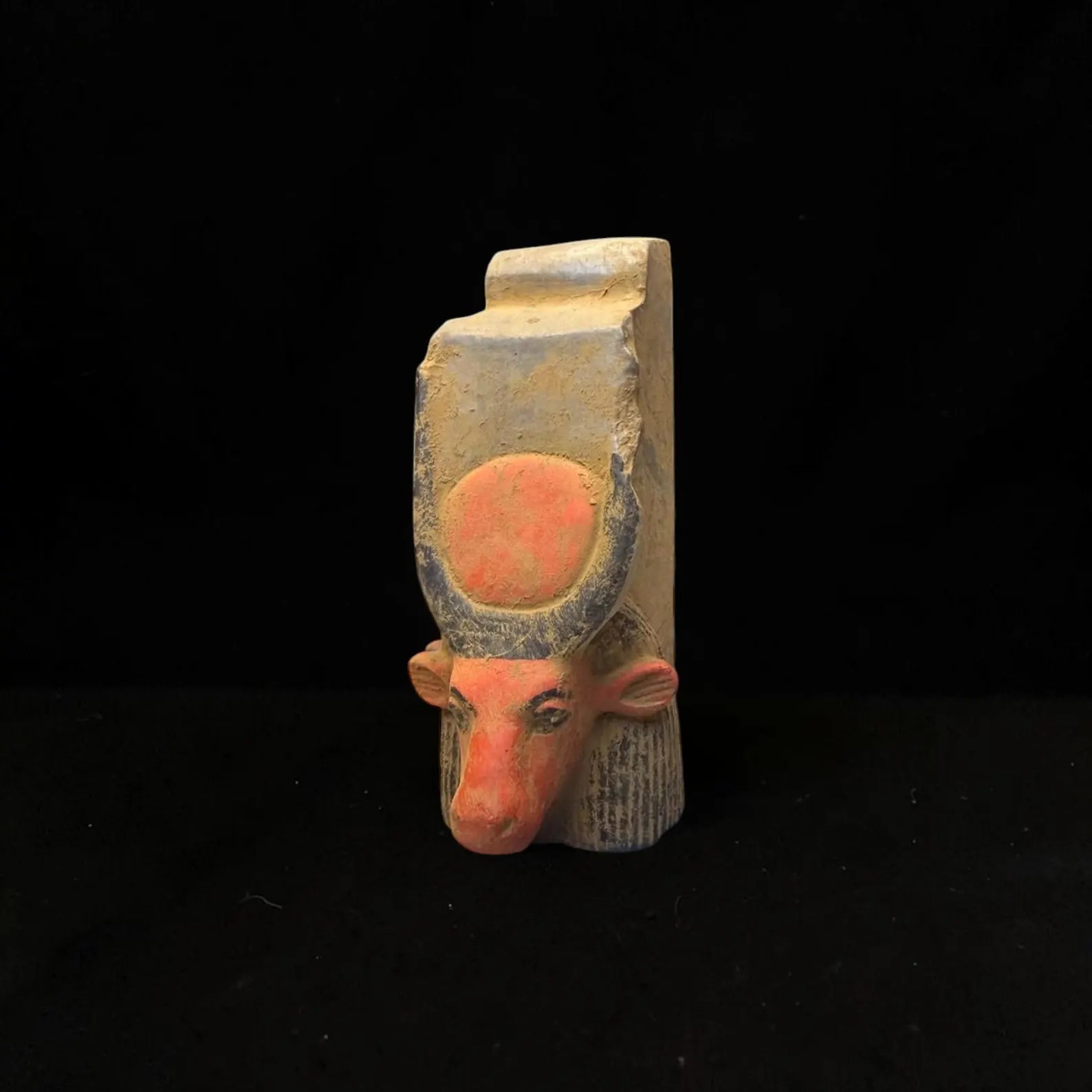 Egyptian Artifacts A Rare Authentic Pharaonic Head Egyptian Goddess Hathor BC