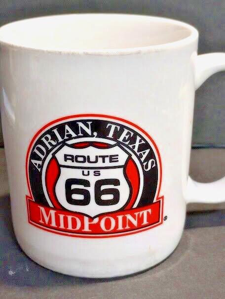 Route 66 Midpoint Adrian, Texas coffee mug