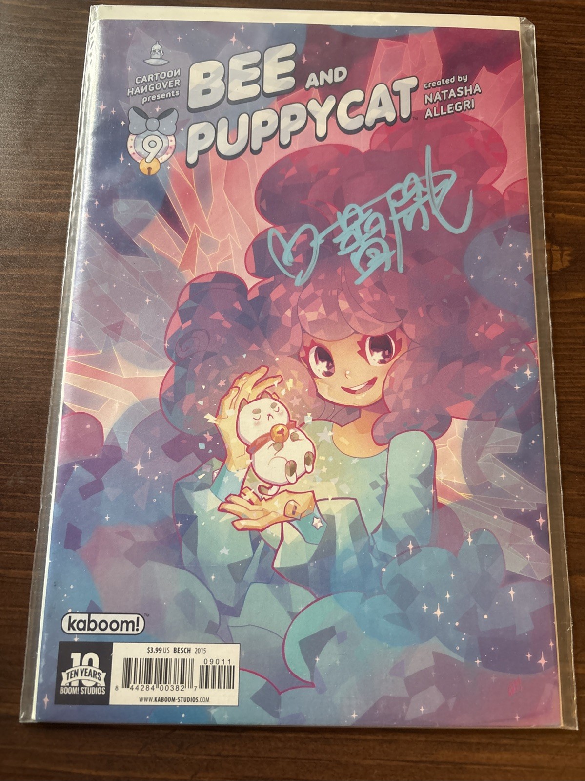 BEE AND PUPPYCAT # 9 HTF FIRST ROSE BESCH SIGNED W/COA