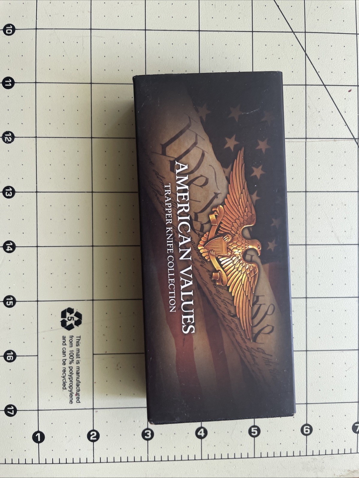 American Values Trapper Knife Patriotism