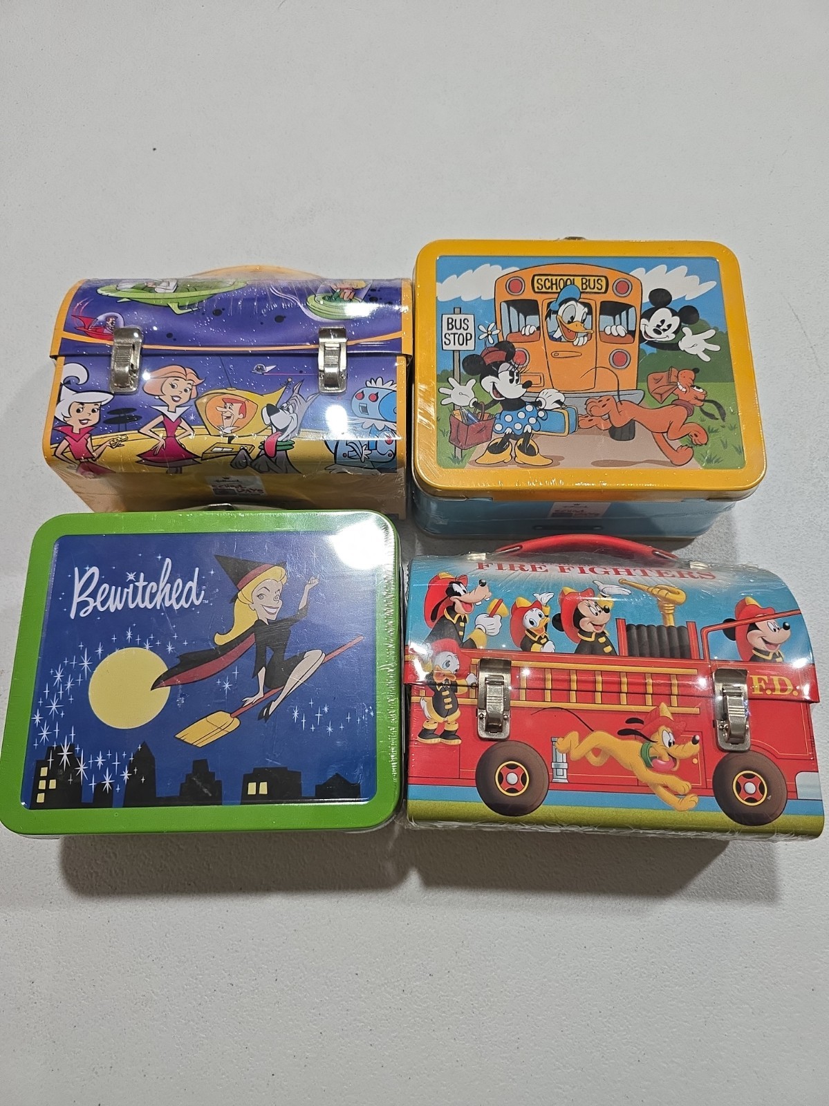Hallmark School Days series Lunchboxes Mickey Mouse Jetsons Bewitched