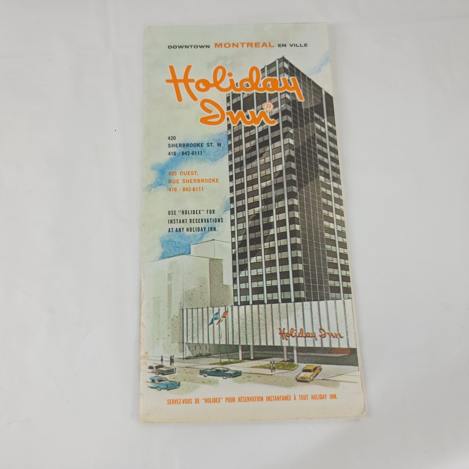 Vintage Holiday Inn Brochure Downtown Montreal Quebec Canada Travel Ephemera