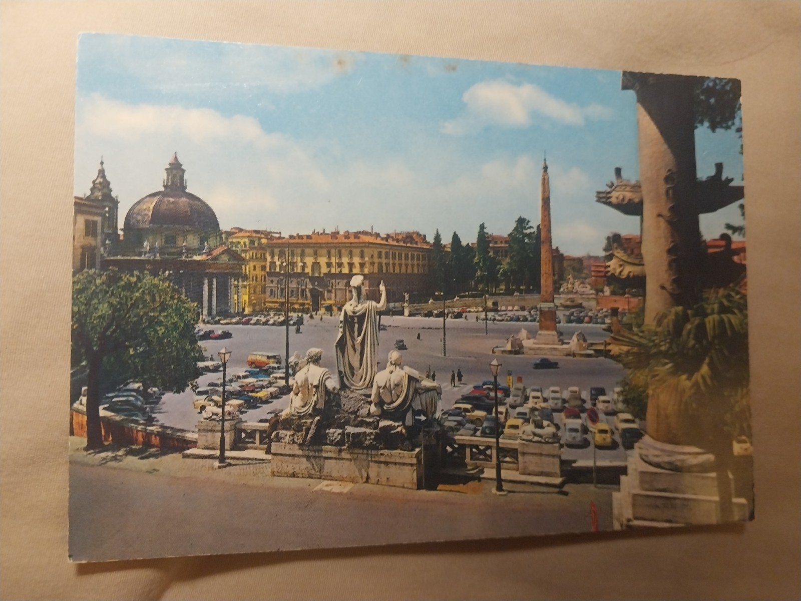 Post Card Roma The People\'s Square Unused Post Card Roma The People\'s Square Unused