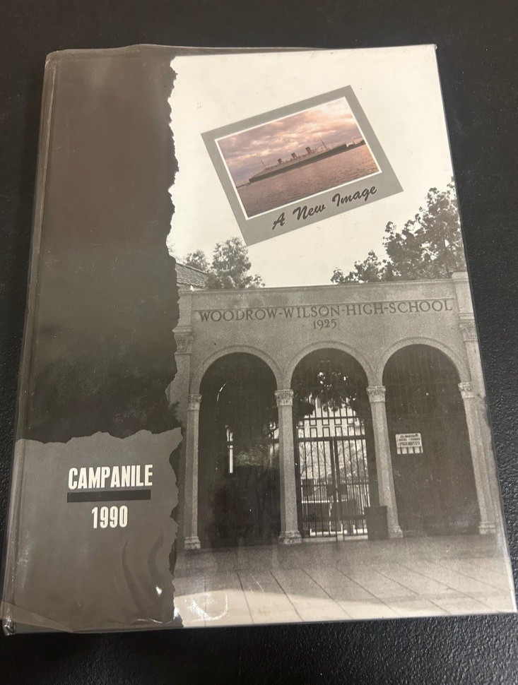 1990 WOODROW WILSON HIGH SCHOOL \'CAMPANILE\' YEARBOOK