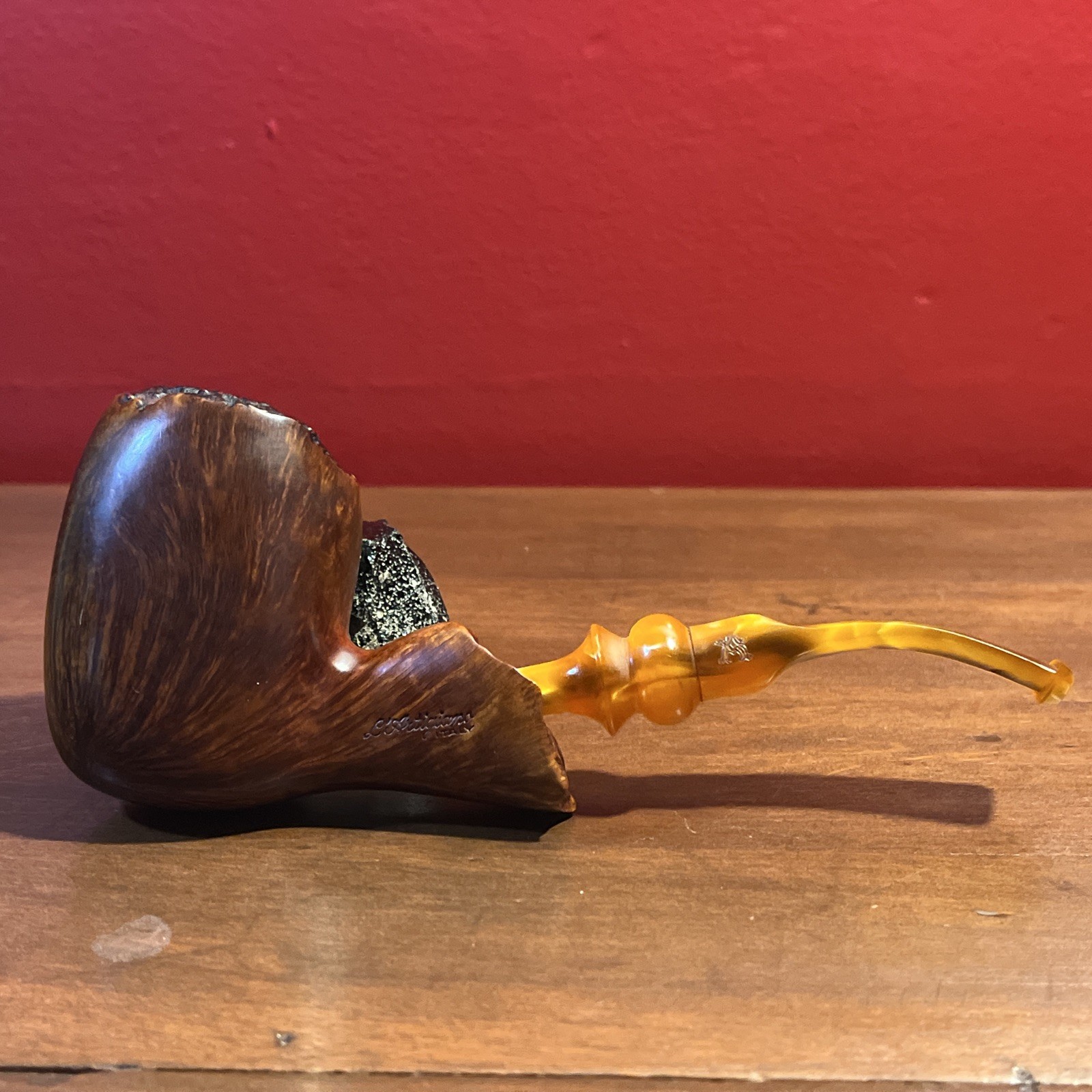 Vintage L\'Artigiano Freehand Estate Pipe #2 Hand Made Italy