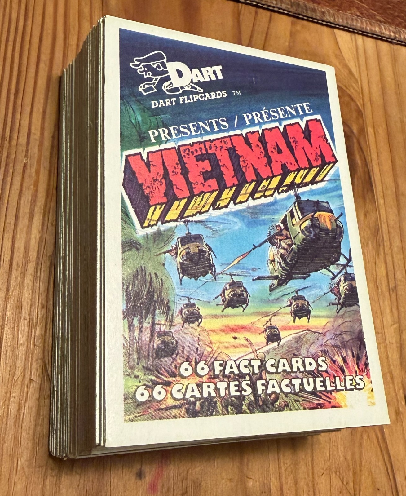 “Vietnam Fact Cards” 1988 Dart Complete Base Set (1-66) Military History Nrmt