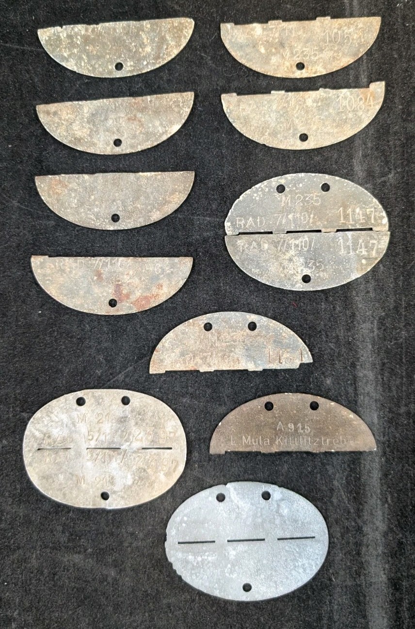 Lot of German Identity Discs Reich Labor Service
