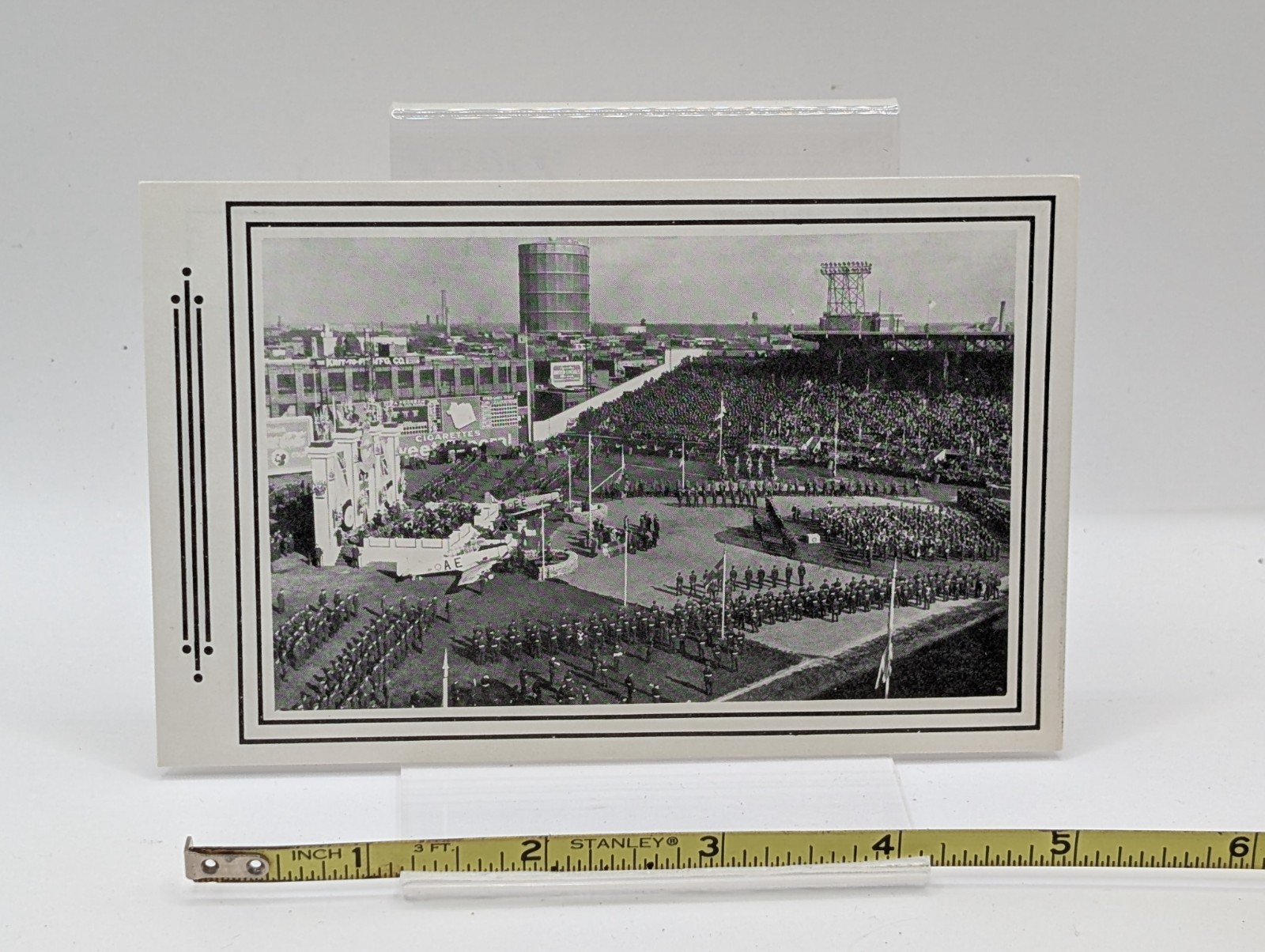DeLorimier Downs Montreal baseball stadium 1940s Way Back When postcard 1970s