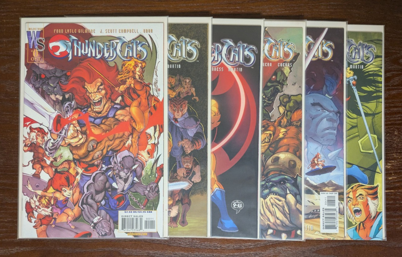 Thundercats (2002) #0-5 Complete Series Wildstorm Comics w/ Variant Covers