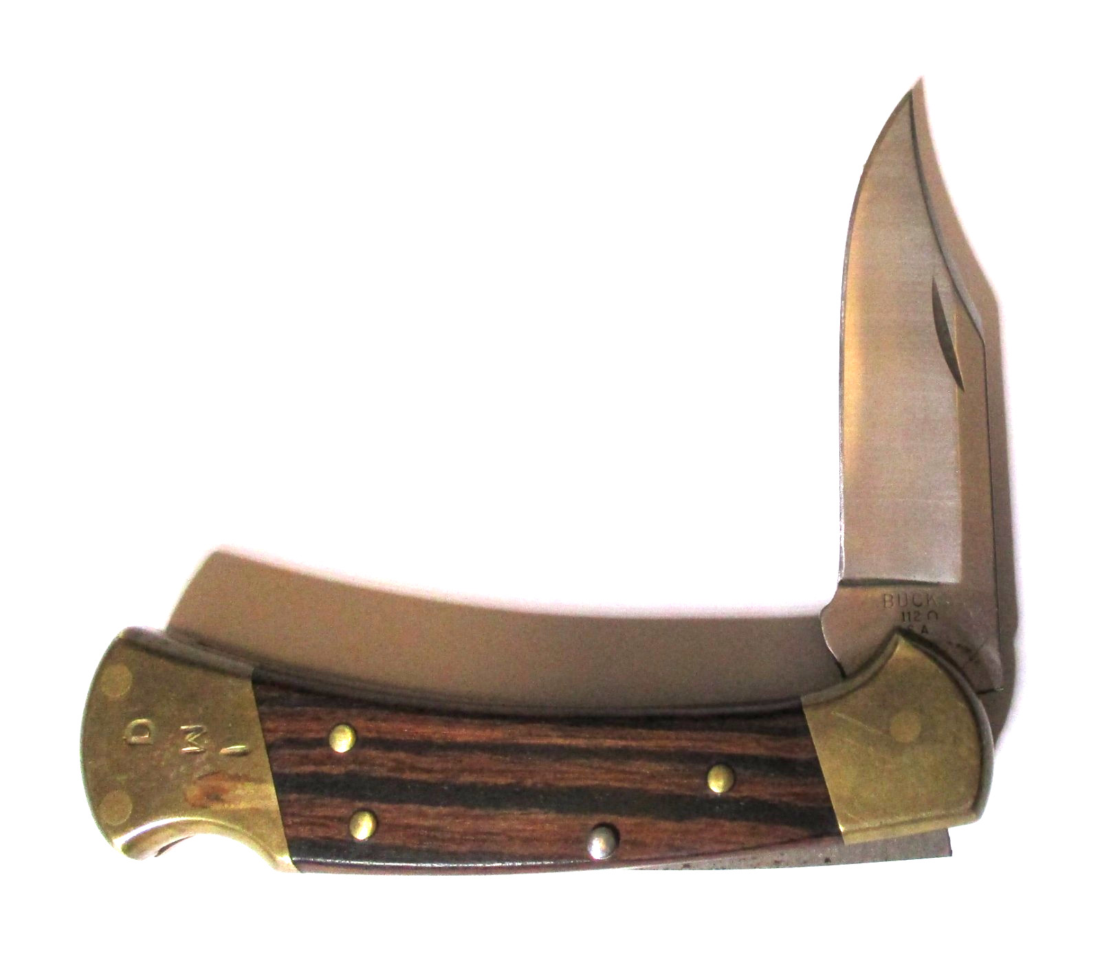 VINTAGE 1997 BUCK 112 RANGER FOLDING BLADE HUNTING KNIFE ~ USA  PREPPER SURVIVE