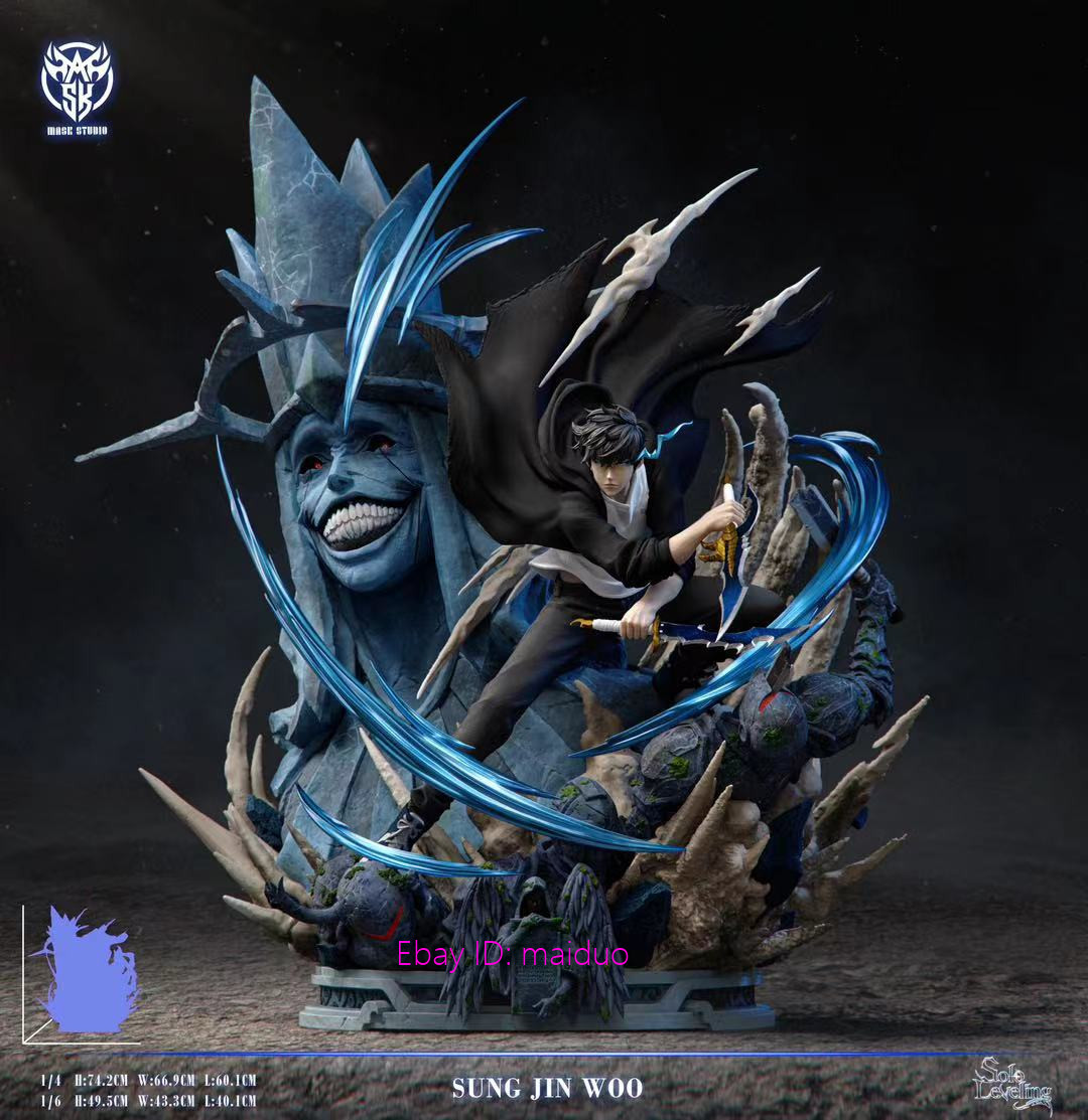 Mask Studio Sung Jin-Woo Resin Solo Leveling Statue Figure 49.5cm 1/6 Presale