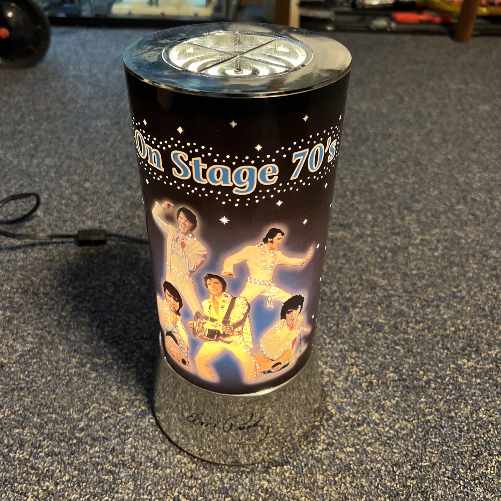 Rare Vintage Rotating Twinkle ELVIS \