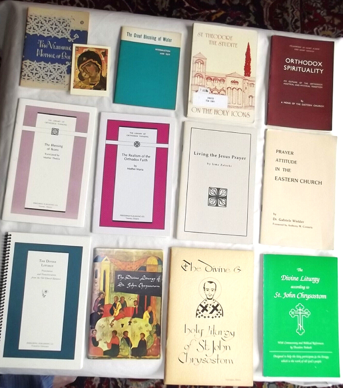 Wholesale 12 Booklets Orthodox Faith Divine Liturgy JesusPrayer St Theodore More