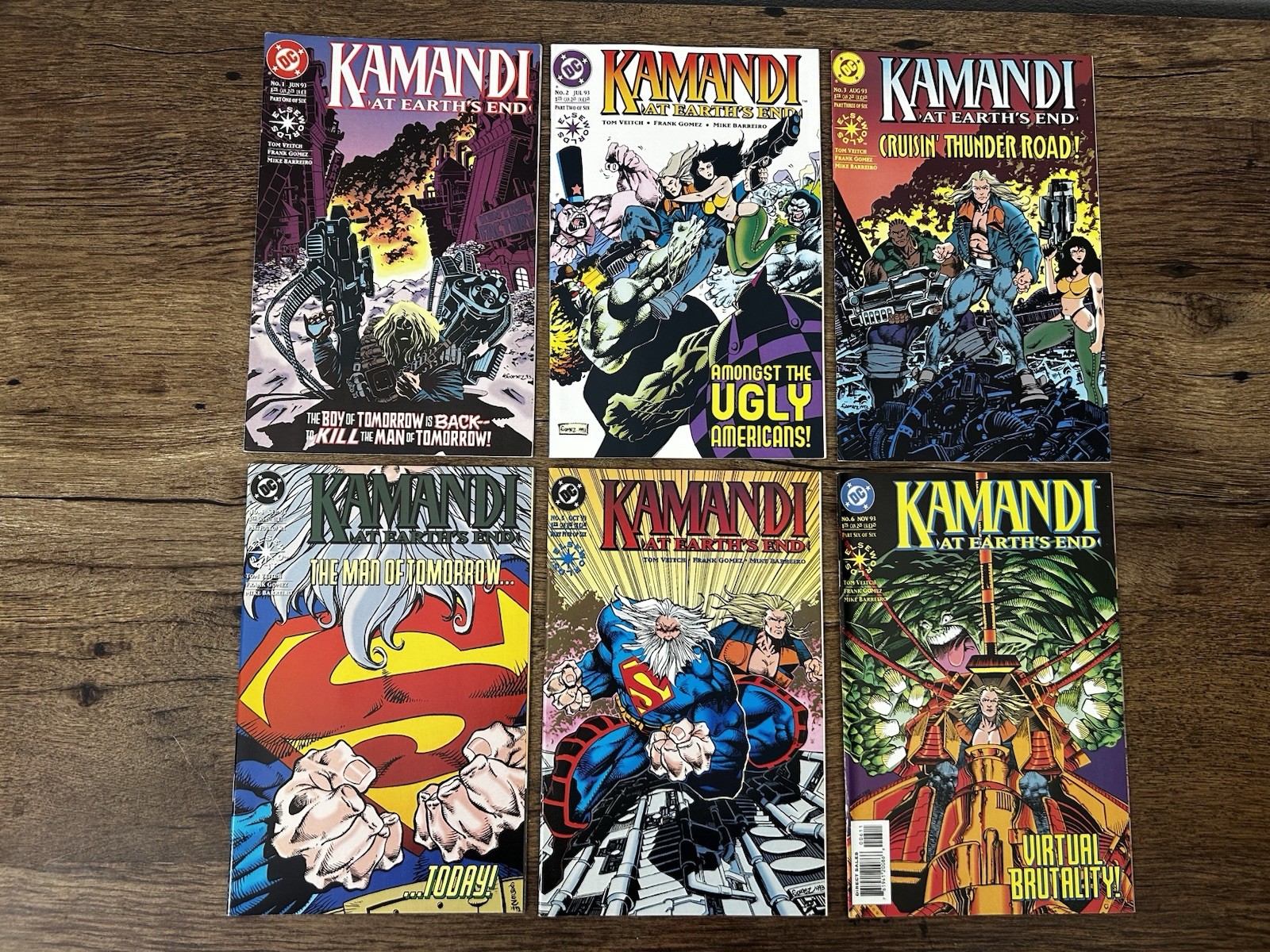 Kamandi At Earth's End #1-6 Complete Set DC Comics 1993 Elseworlds Superman VF