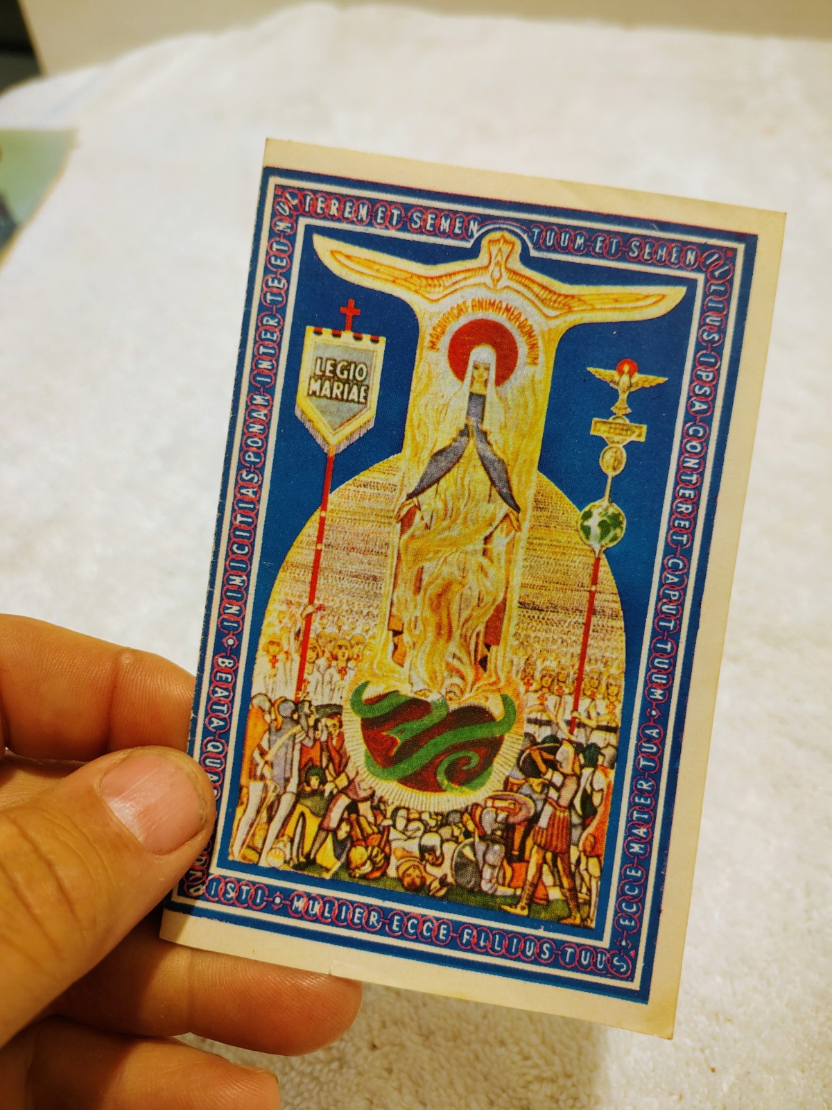 1964 Prayer Booklet of Mary Spanish Language Legio Mariae Tessera Catholic