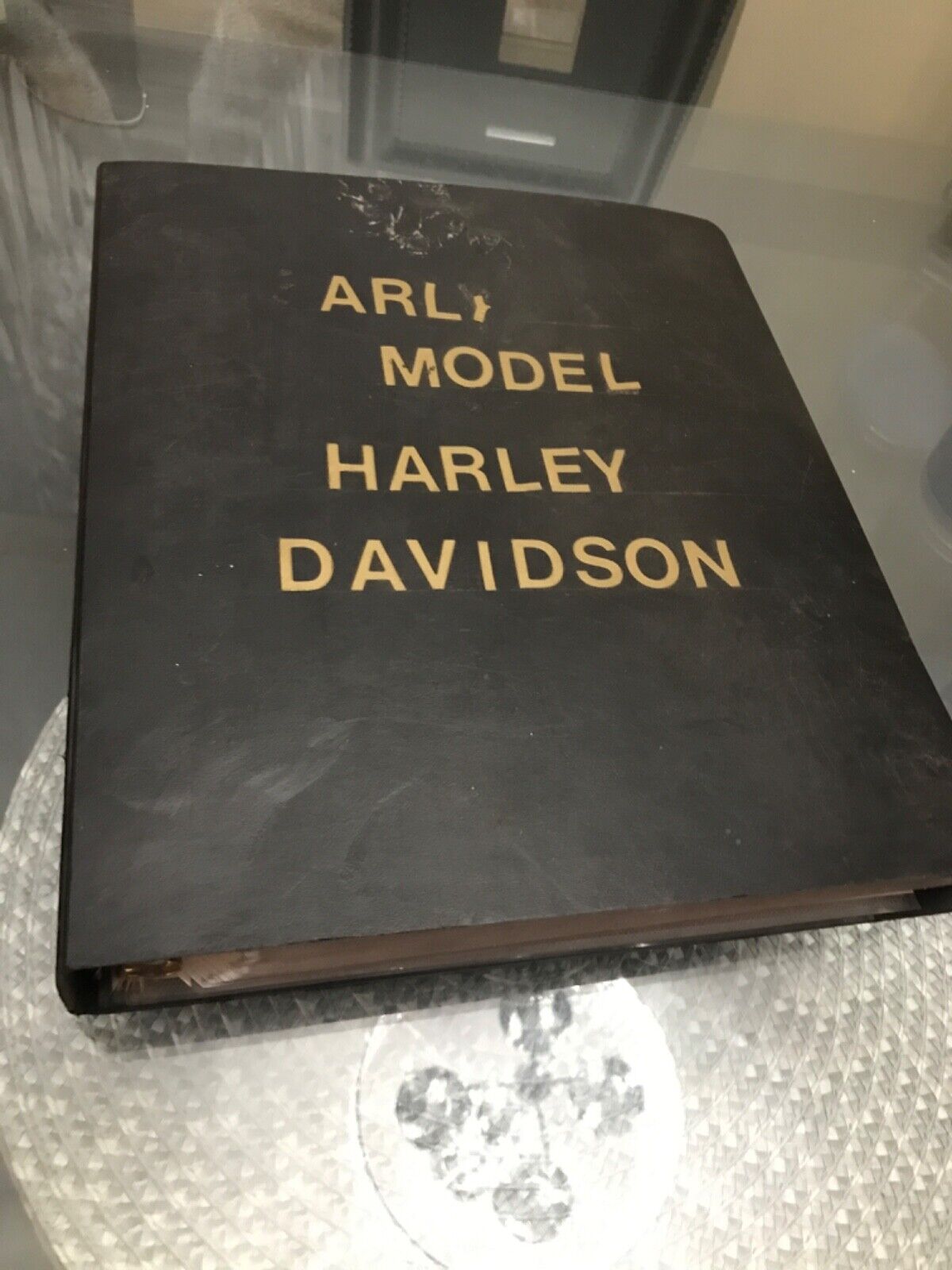 Harley Davidson Motorcycle Mechanics Institute Book Binder 1990s or 80s