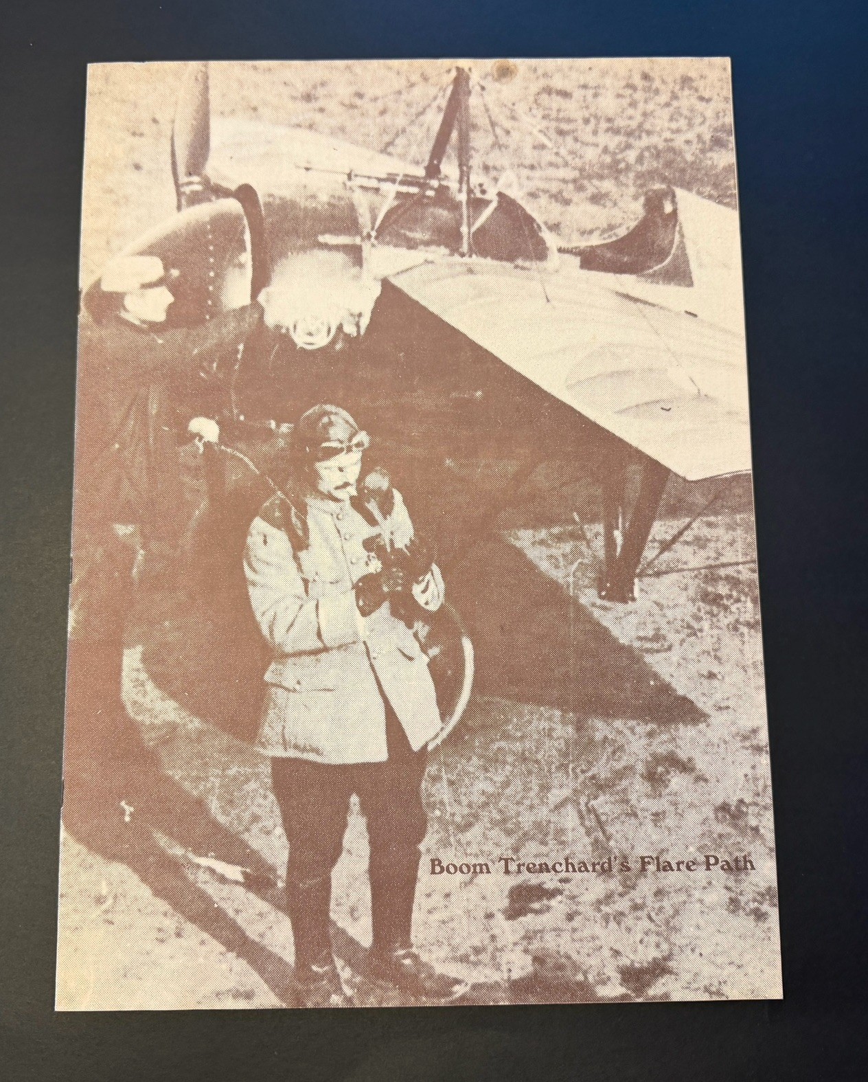 Vintage 70s Restaurant Menu Boom Trenchards Flare Path Aviation Lindbergh Field