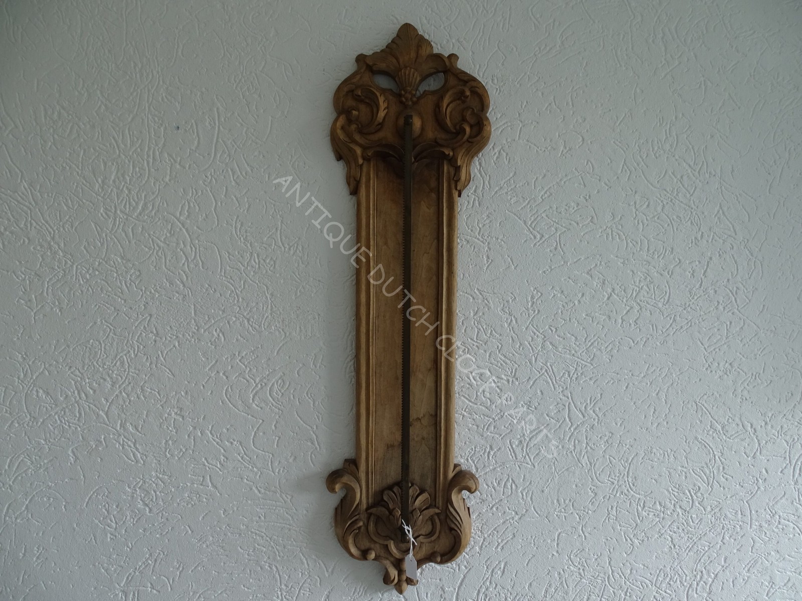EXCEPTIONAL LARGE  BACK BOARD FOR A GRAVITY OR SAW TOOTH CLOCK