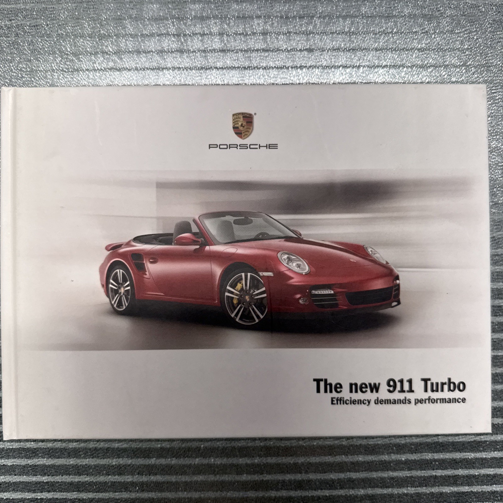 2009 Porsche 911 Turbo Coupe Cab Rare Hardcover Brochure Intro Sales Catalog