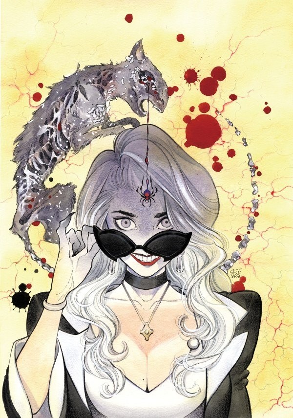 MIDNIGHT SPIDER-MAN #1-1:50 PEACH MOMOKO FULL ART VARIANT-PK JOHNSON-MARVEL