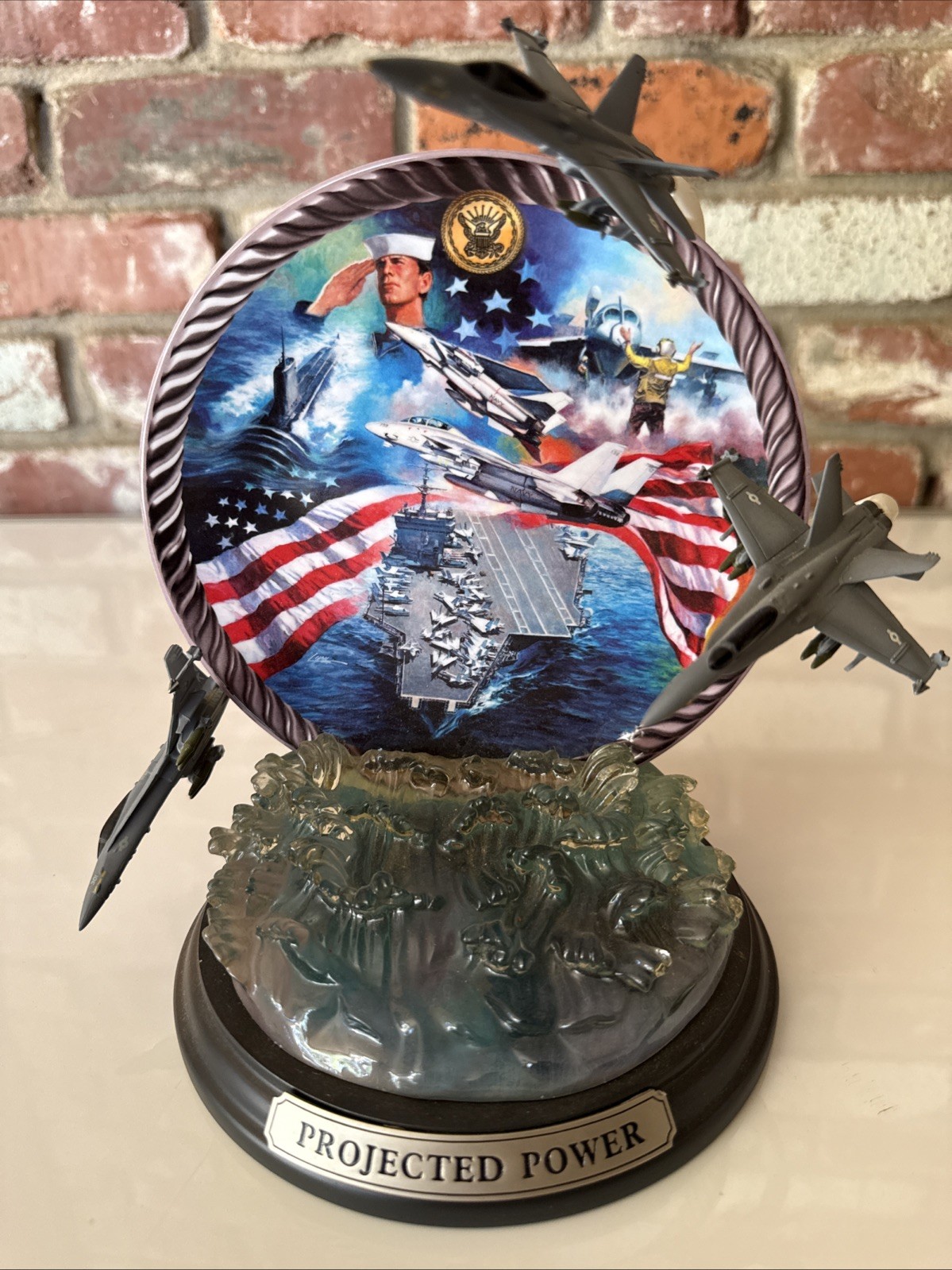 Bradford Exchange A NATIONS PRIDE #A0016.   PROJECTED POWER 2002 Limited Edition