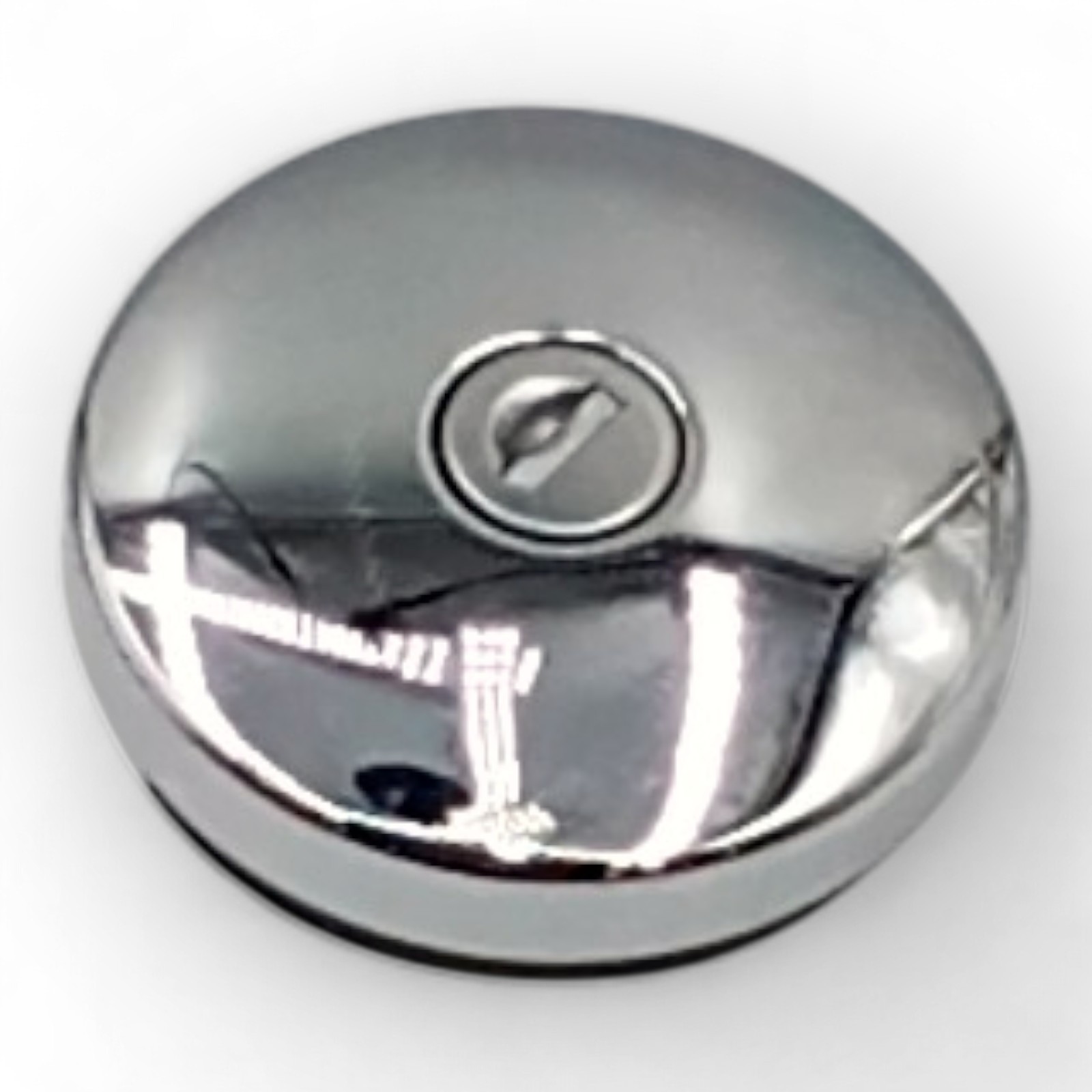 United Pacific S1301 Triple Chrome Vented Locking Gas Cap w/2 Keys