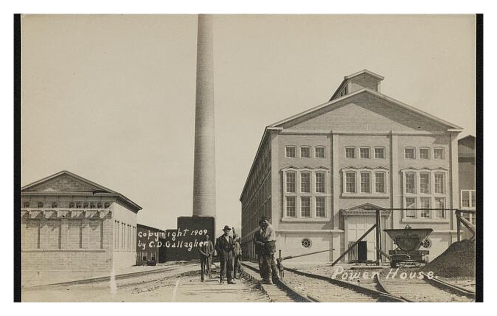 Ely Nevada Power House Standard Postcard