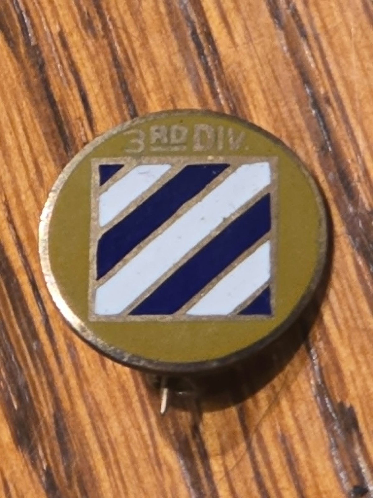 Original WW1 US Army 3rd Division Veteran's Pin