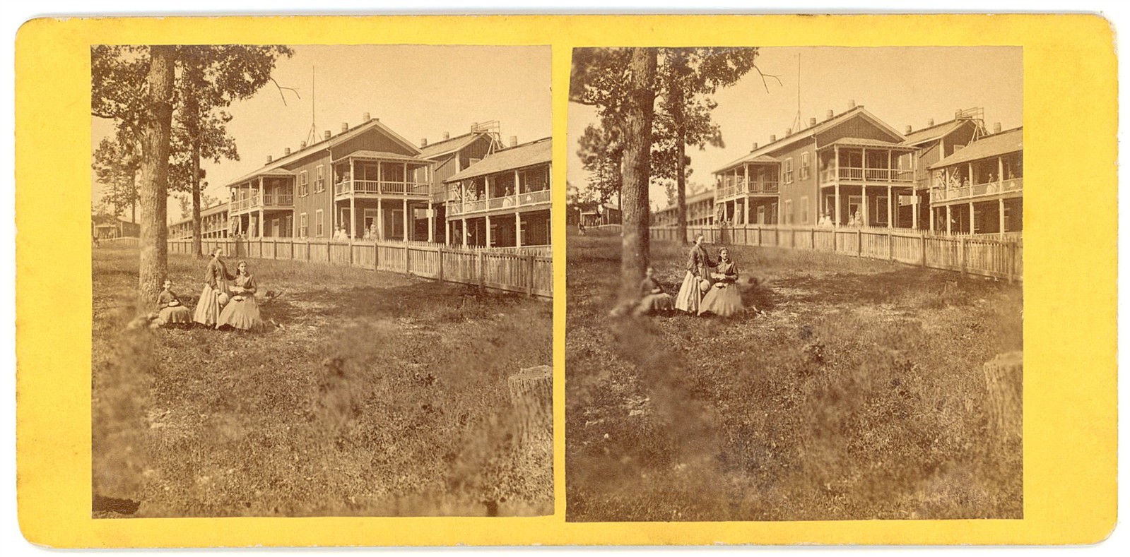 TENNESSEE STEREOVIEW - Lookout Mountain Educational Institute - 1870s RARE