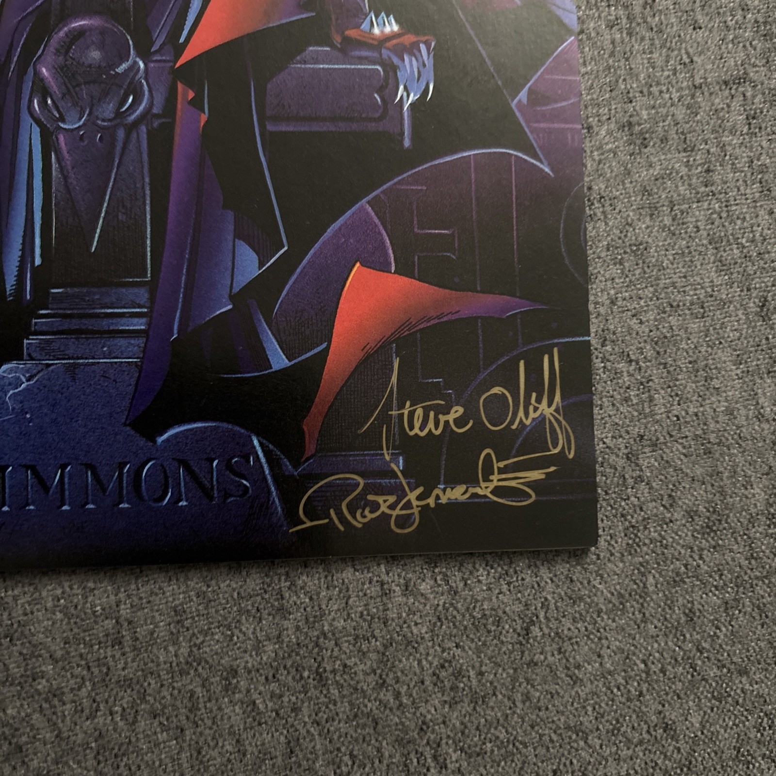 Spawn #2 IMAGE 1998 1st. Print Signed by:Rick Leonardi & Steve Oliff (Colorist)