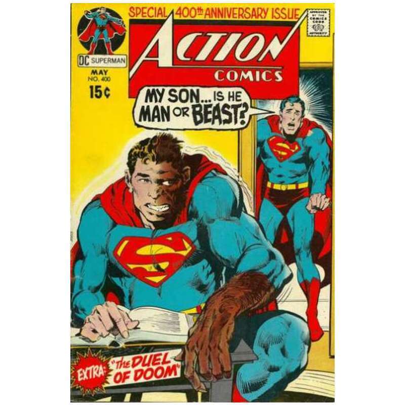 Action Comics (1938 series) #400 in Fine minus condition. DC comics [j~