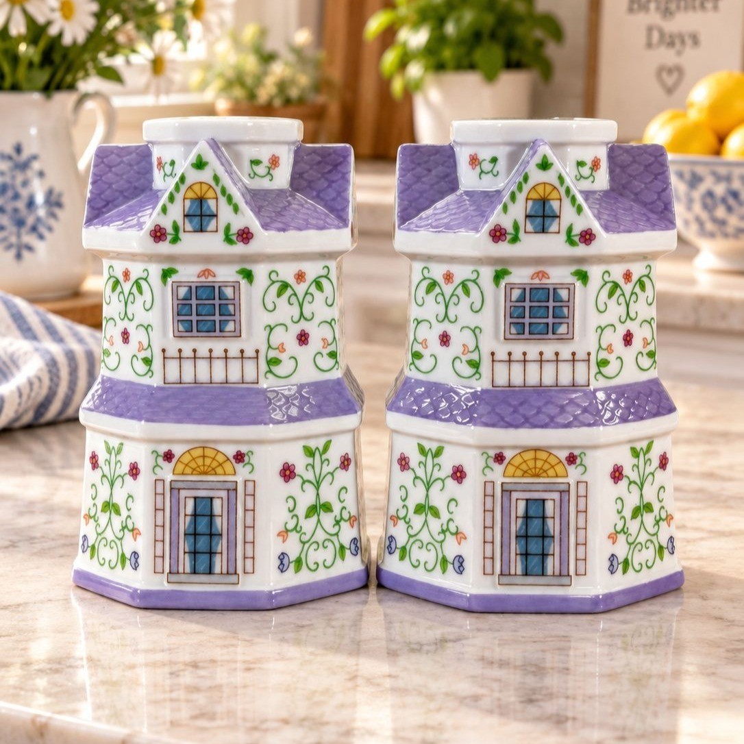 Lenox Spice Village Candle Stick Holders 3-3/4 
