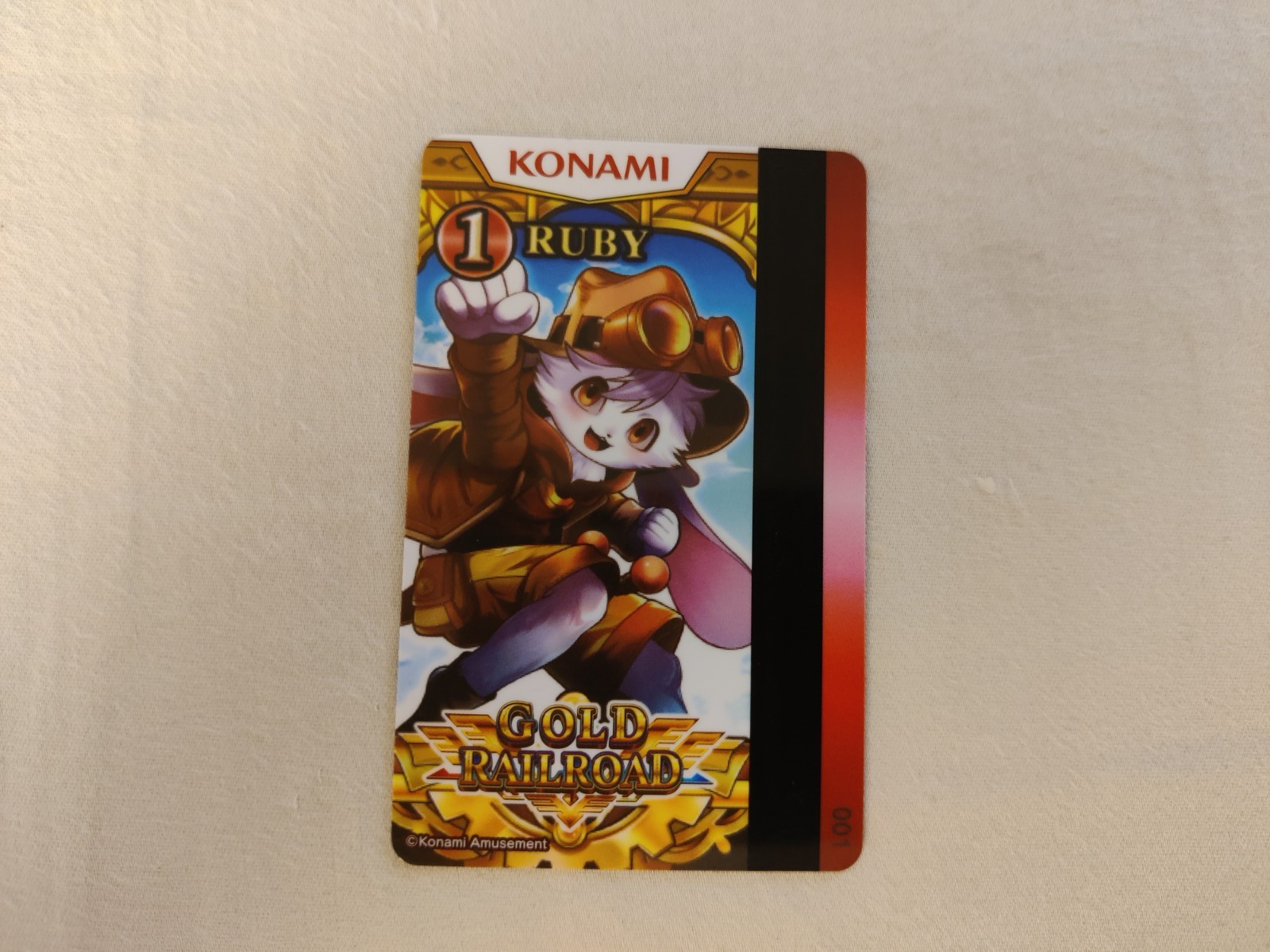 Round1 Konami Gold Railroad Arcade Coin Pusher Card -You choose