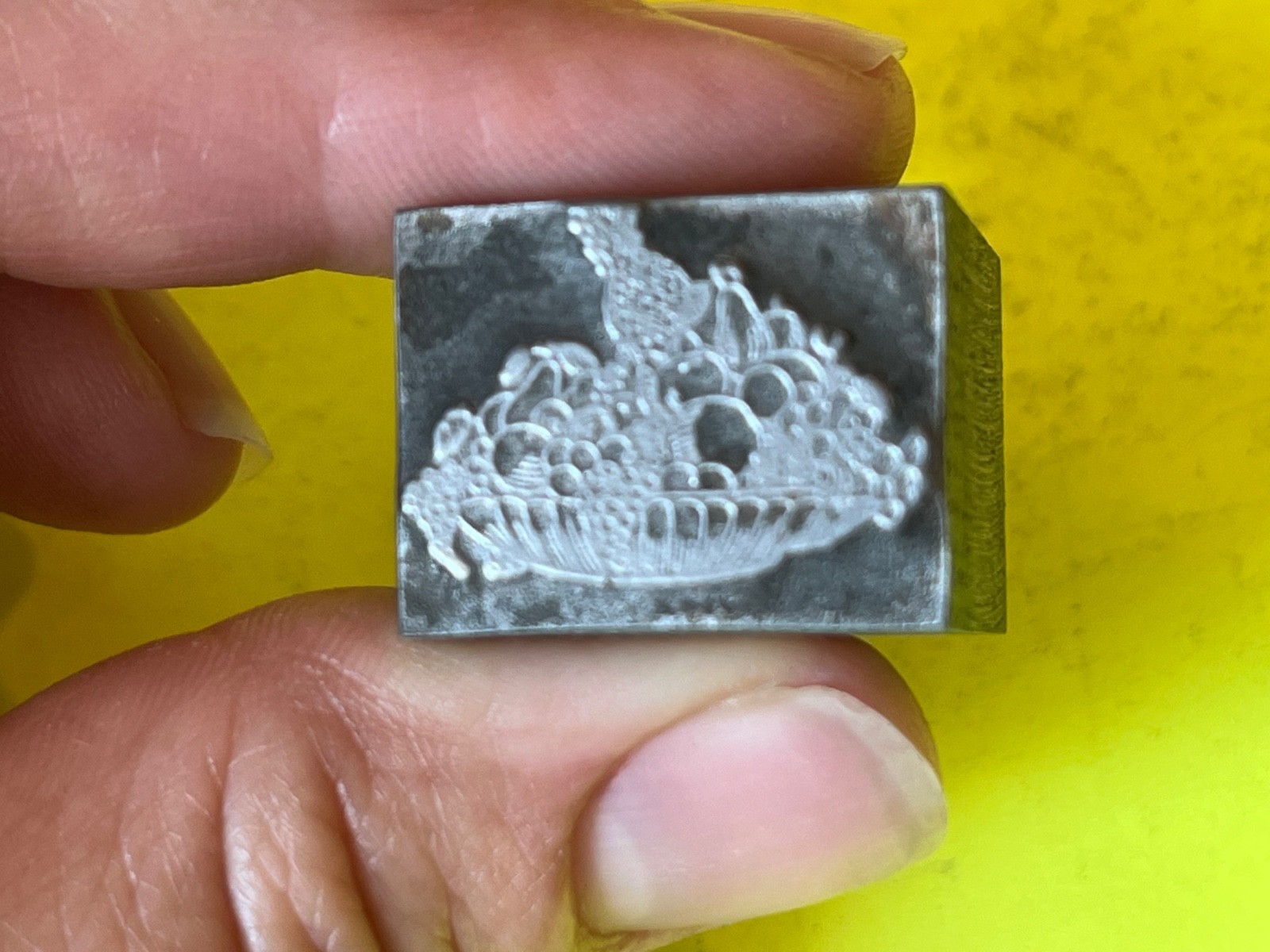 LION MONOGRAM ANTIQUE METAL LETTERPRESS PRINTING BLOCKS NATURE, ANIMALS, MISC.