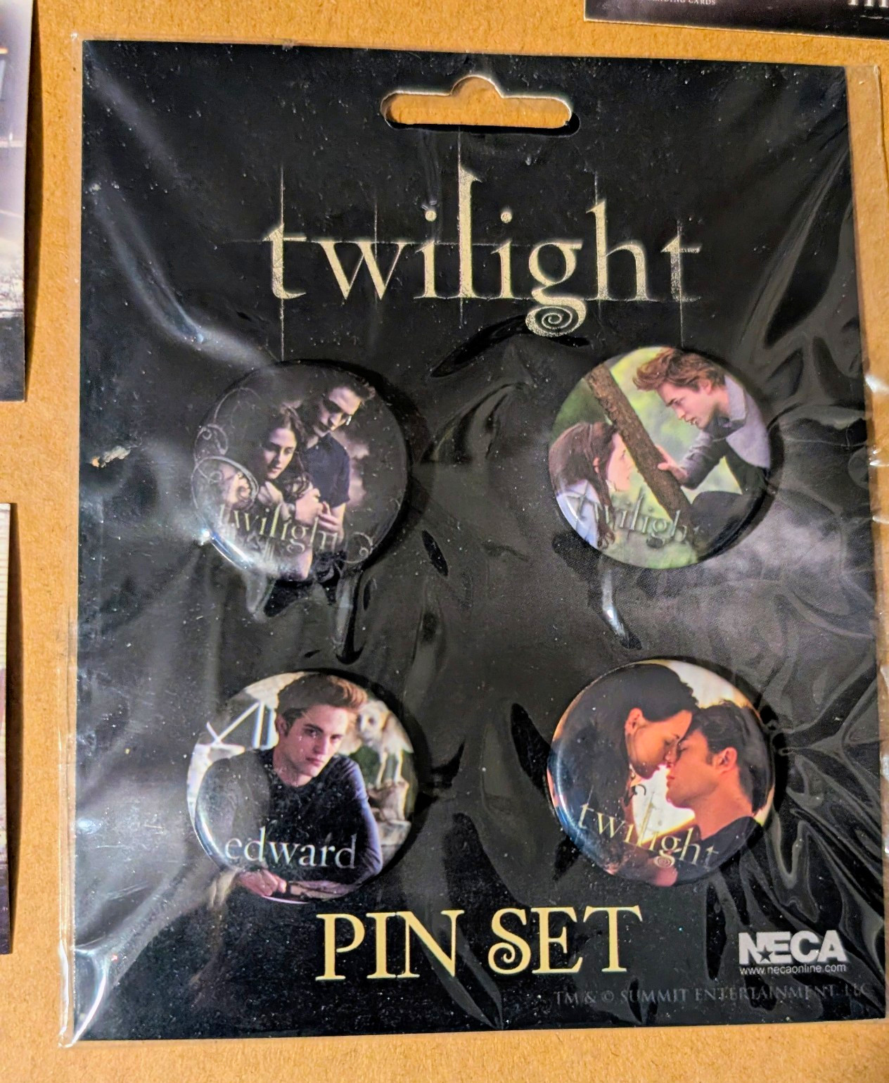 NECA The Twilight Saga Pin Set - 4 Pins, Extremely Rare