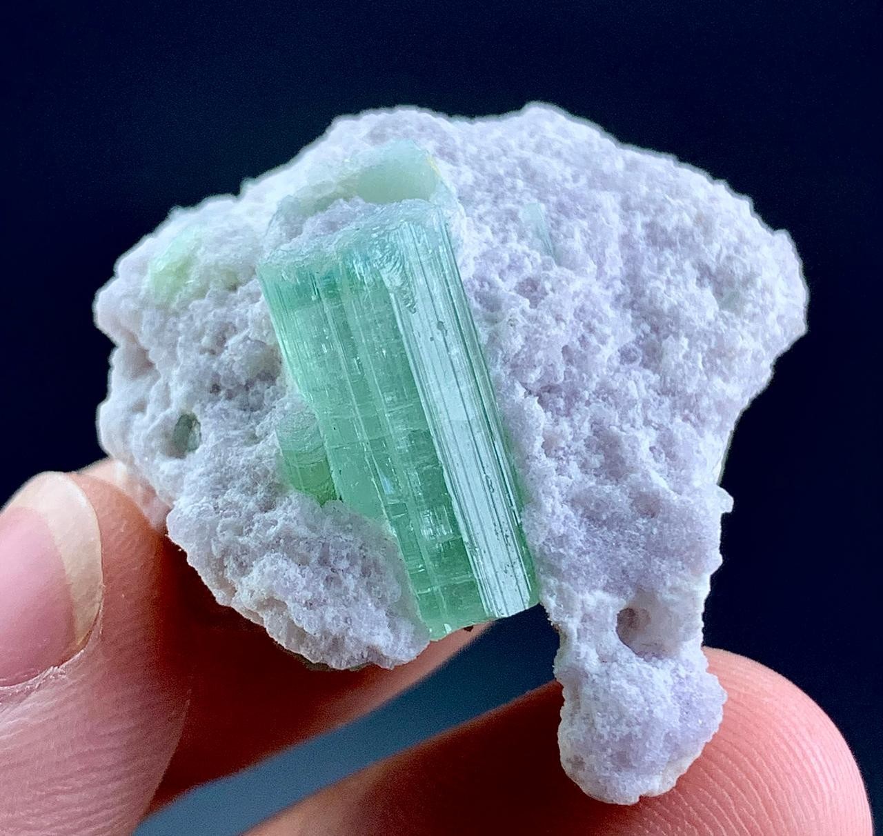 78 Carat Tourmaline Crystal Specimen From Afghanistan 