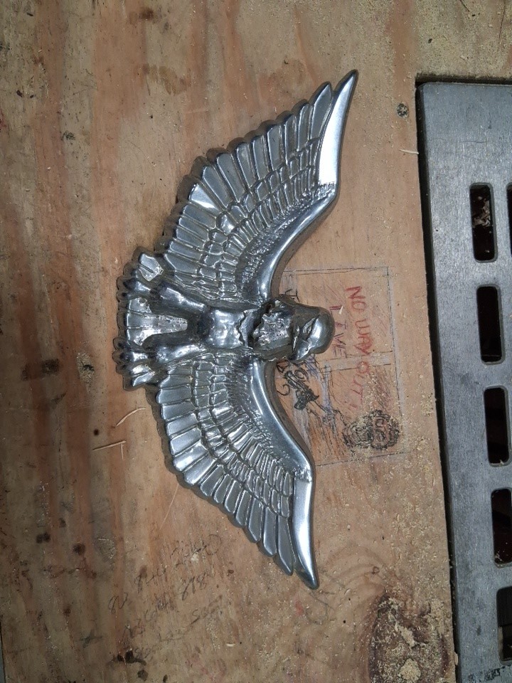 vintage International Truck 12” Chrome Eagle Emblem Hood Ornament 586190 C1