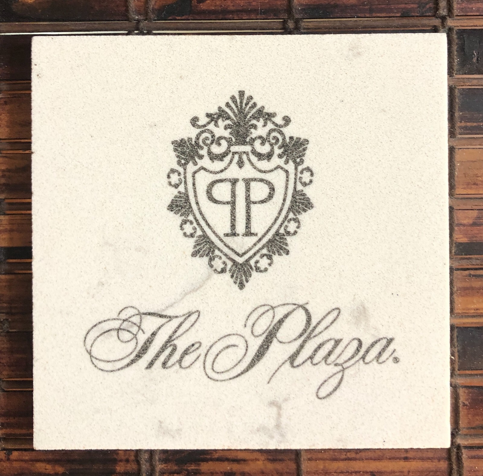 The Plaza Hotel New York Marble Coaster