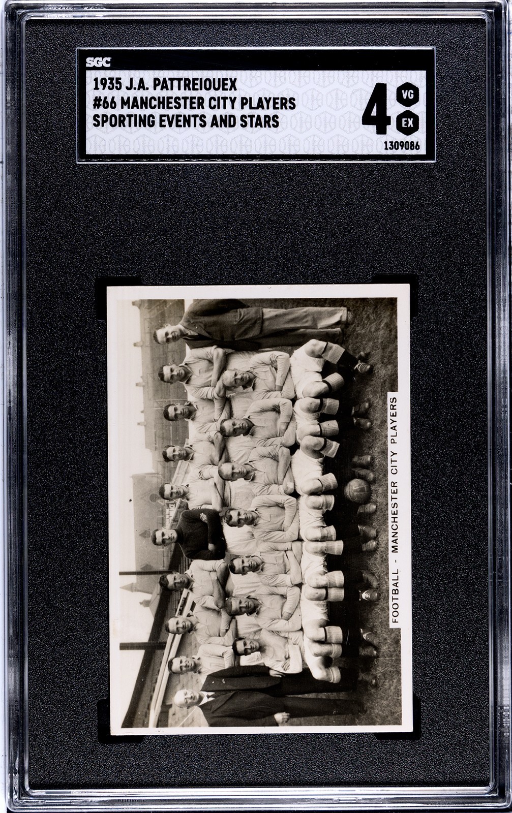 Manchester City Players 1935 J.A. Pattreiouex #66 Sporting Events And Stars Manchester City Players 1935 J.A. Pattreiouex #66 Sporting Events And Stars