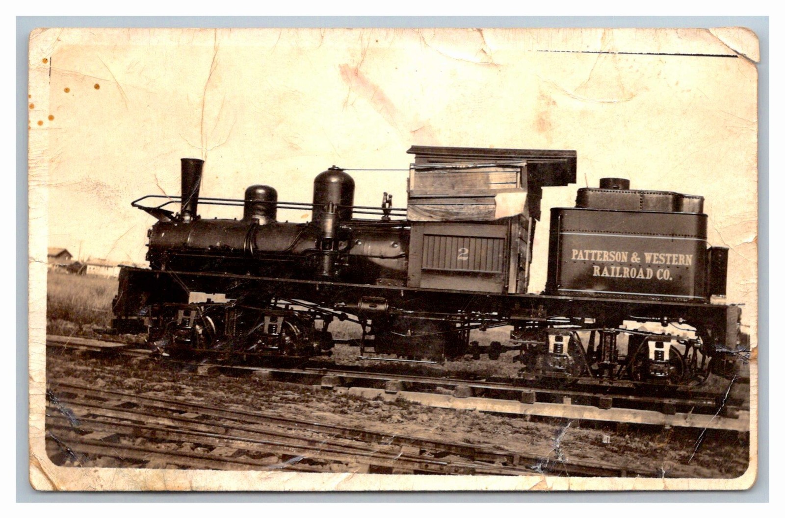 RPPC Patterson & Western Railroad  Shay Steam Locomotive Del Puerto Canyon CA